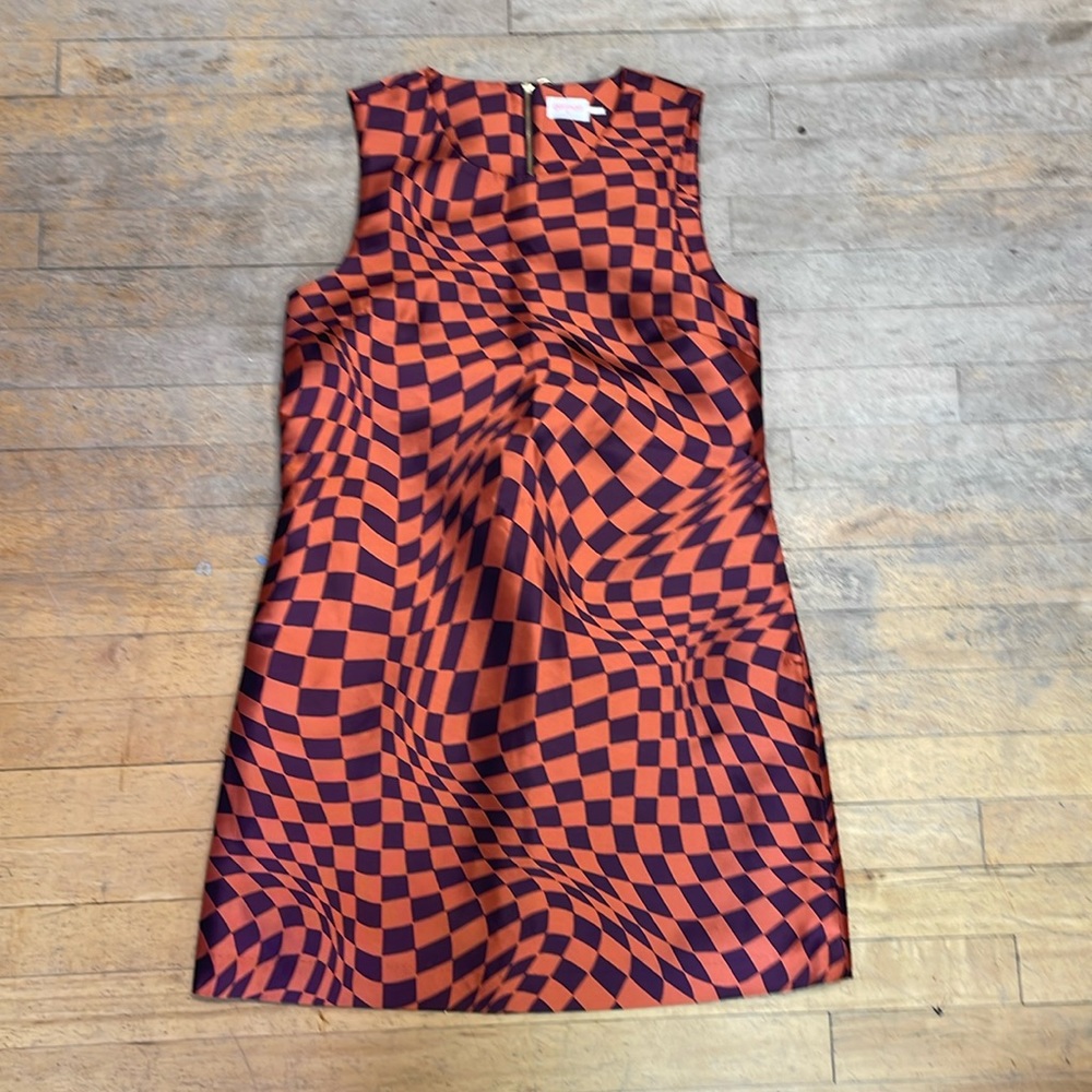 Gorman Orange and purple Checkered Dress